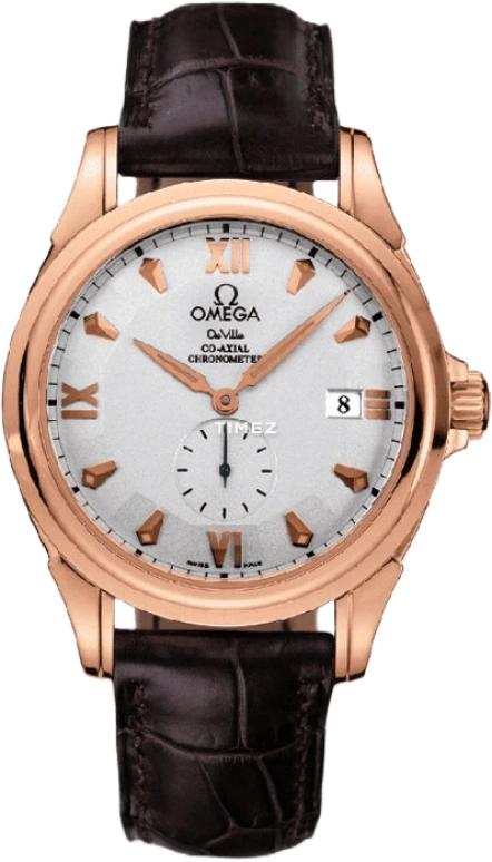 Omega,De Ville 38.70mm,38.70mm,Red Gold,Silver,Automatic,Day,In-house Caliber,4646,4646.30.32