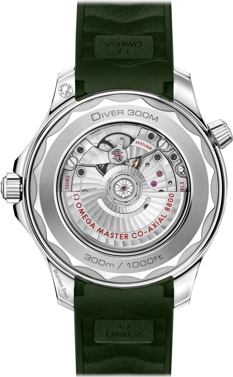 Omega,Seamaster Diver 300M 42mm,42mm,Ceramic,Stainless Steel,Green,Automatic,Date,Co-Axial Escapement,210,210.32.42.20.10.001