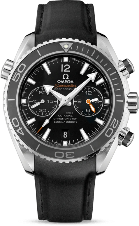 Omega,Seamaster Planet Ocean 45.50mm,45.50mm,Stainless Steel,Black,Automatic,Chronograph,Date,Co-Axial Escapement,Column Wheel,60hours,In-house Caliber,232,232.32.46.51.01.003