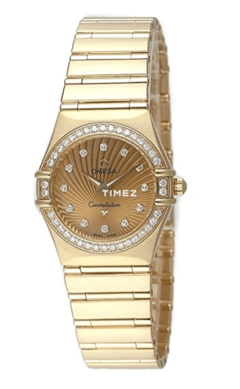 Omega,Constellation 26mm,26mm,Yellow Gold,Gold,Quartz,30000hours,In-house Caliber,111,111.55.26.60.58.001