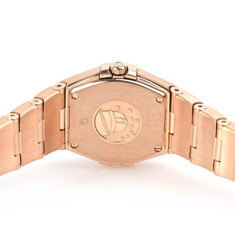 Omega,Constellation 24mm,24mm,Red Gold,Silver,Quartz,30000hours,In-house Caliber,123,123.50.24.60.02.001