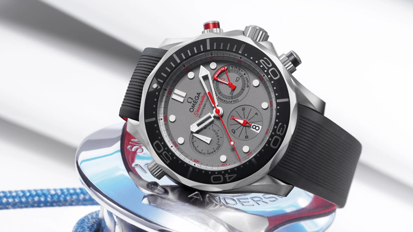 Omega,Seamaster Diver 300M 44mm,44mm,Titanium,Grey,Automatic,Chronograph,Date,Co-Axial Escapement,Column Wheel,52hours,In-house Caliber,212,212.92.44.50.99.001