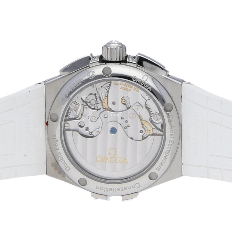 Omega,Constellation 35mm,35mm,Stainless Steel,White,Automatic,Chronograph,Day,121,121.17.35.50.05.001