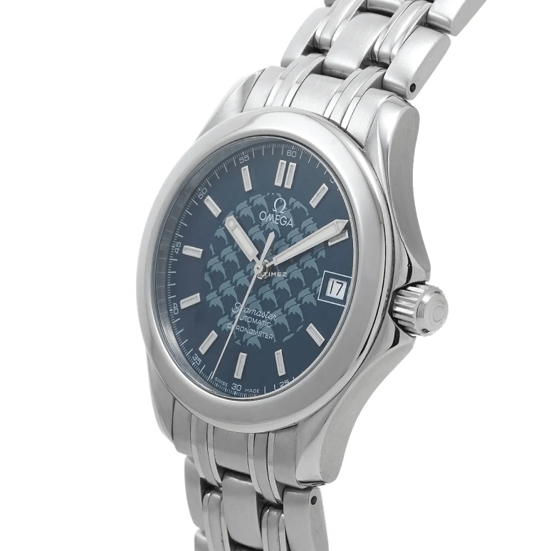 Omega,Seamaster 36mm,36mm,Stainless Steel,Blue,Automatic,Day,44hours,2508,2508.80.00