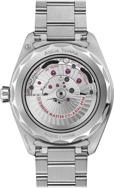 Omega,Aqua Terra 43mm,43mm,Stainless Steel,Blue,Automatic,Date,World Time,Co-Axial Escapement,220,220.10.43.22.03.001