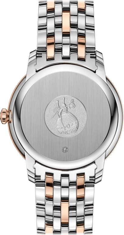 Omega,De Ville 39.50mm,39.50mm,Red Gold,Stainless Steel,Blue,Automatic,Date,Co-Axial Escapement,424,424.20.40.20.03.001