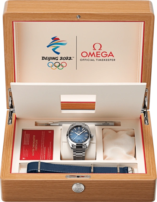 Omega,Aqua Terra 41mm,41mm,Stainless Steel,Blue,Automatic,Date,Co-Axial Escapement,220,220.10.41.21.03.003