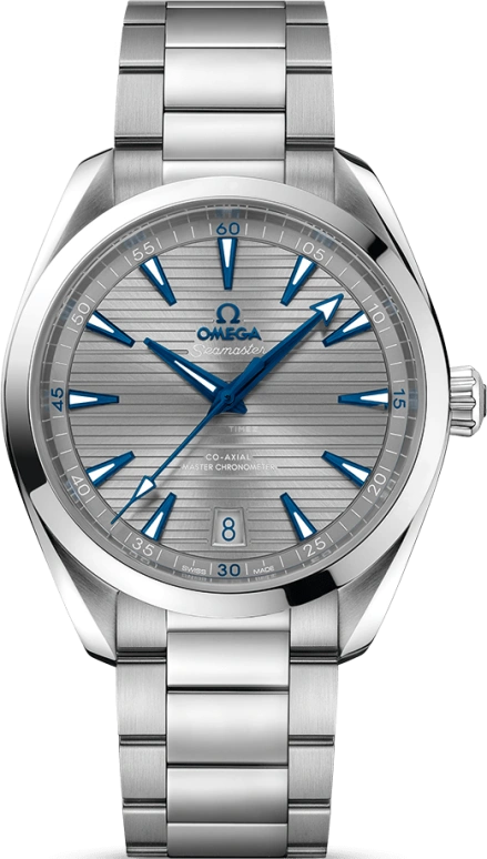 Omega,Aqua Terra 41mm,41mm,Stainless Steel,Grey,Automatic,Date,Co-Axial Escapement,220,220.10.41.21.06.001