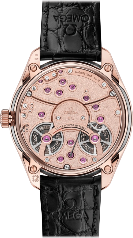 Omega,Trésor 43mm,43mm,Sedna Gold,Black,Automatic,Power Reserve Indicator,Tourbillon Escapement,Co-Axial Escapement,529,529.53.43.22.01.001