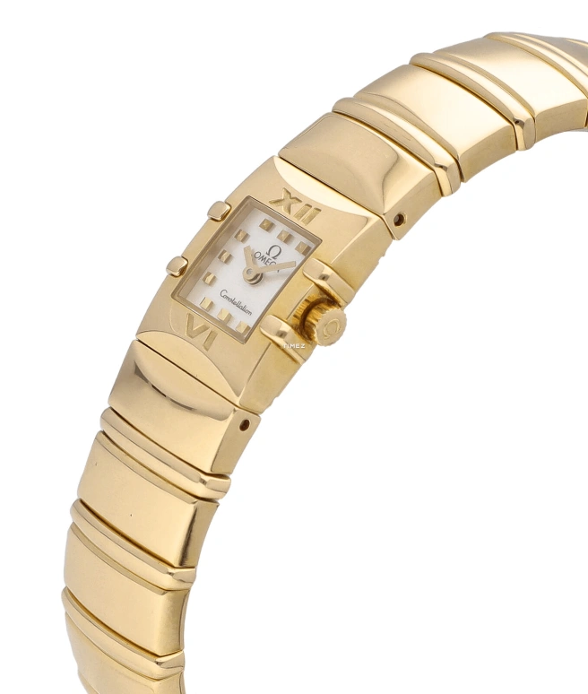 Omega,Constellation 20mm,20mm,Yellow Gold,Silver White,Quartz,30000hours,In-house Caliber,1141,1141.71.40