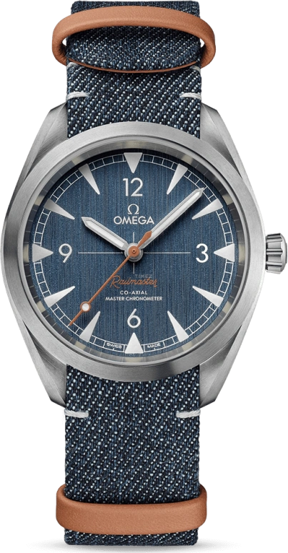 Omega,Railmaster 40mm,40mm,Stainless Steel,Blue,Automatic,Day,Co-Axial Escapement,220,220.12.40.20.03.001