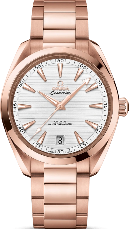 Omega,Aqua Terra 41mm,41mm,Sedna Gold,Grey,Automatic,Date,Co-Axial Escapement,220,220.50.41.21.02.001