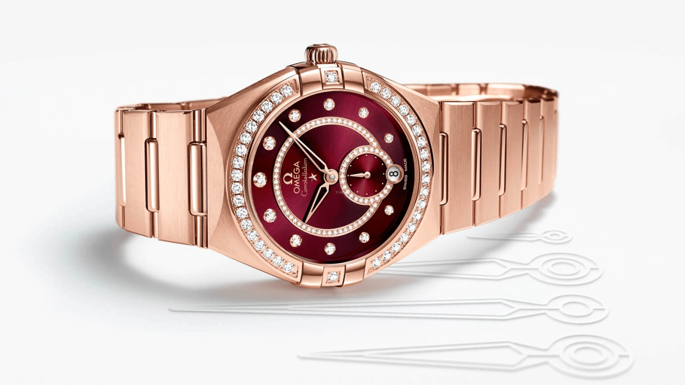 Omega,Constellation 34mm,34mm,Sedna Gold,Black,Automatic,Date,Co-Axial Escapement,131,131.55.34.20.61.001