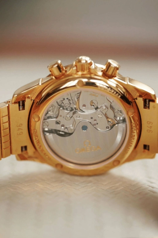 Omega,De Ville 35mm,35mm,Red Gold,White,Automatic,Chronograph,Day,4172,4172.20.00