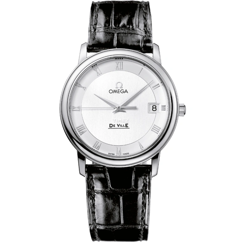 Omega,De Ville 34.40mm,34.40mm,Stainless Steel,Silver,Quartz,Day,30000hours,4810,4810.33.01