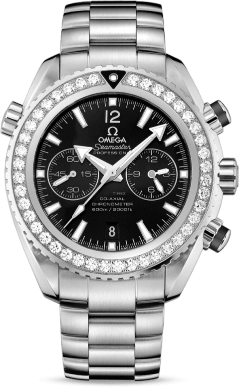 Omega,Seamaster Planet Ocean 45.50mm,45.50mm,Stainless Steel,Black,Automatic,Chronograph,Date,Co-Axial Escapement,Column Wheel,60hours,In-house Caliber,232,232.15.46.51.01.001