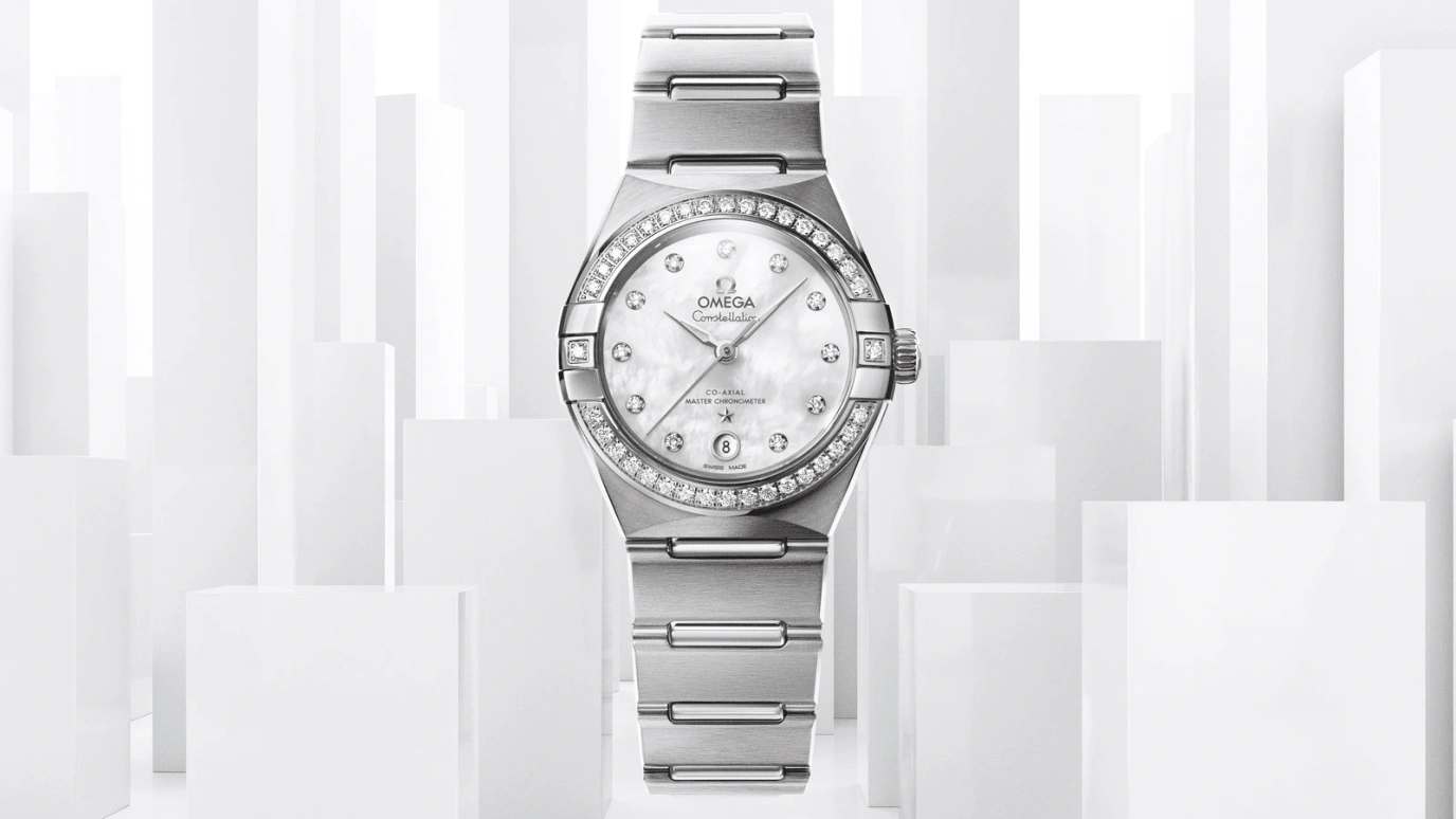 Omega,Constellation 29mm,29mm,Stainless Steel,White,Automatic,Date,Co-Axial Escapement,131,131.15.29.20.55.001