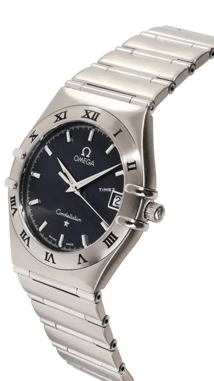 Omega,Constellation 33.50mm,33.50mm,Stainless Steel,Blue,Quartz,Day,30000hours,1512,1512.40.00