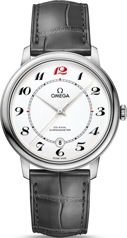 Omega,De Ville 39.50mm,39.50mm,White Gold,White,Automatic,Date,Co-Axial Escapement,424,424.53.40.20.04.002
