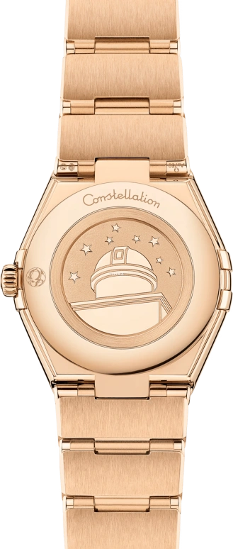 Omega,Constellation 28mm,28mm,Moonshine Gold,Champagne,Quartz,In-house Caliber,Sapphire,Crystal Glass,131,131.55.28.60.58.001