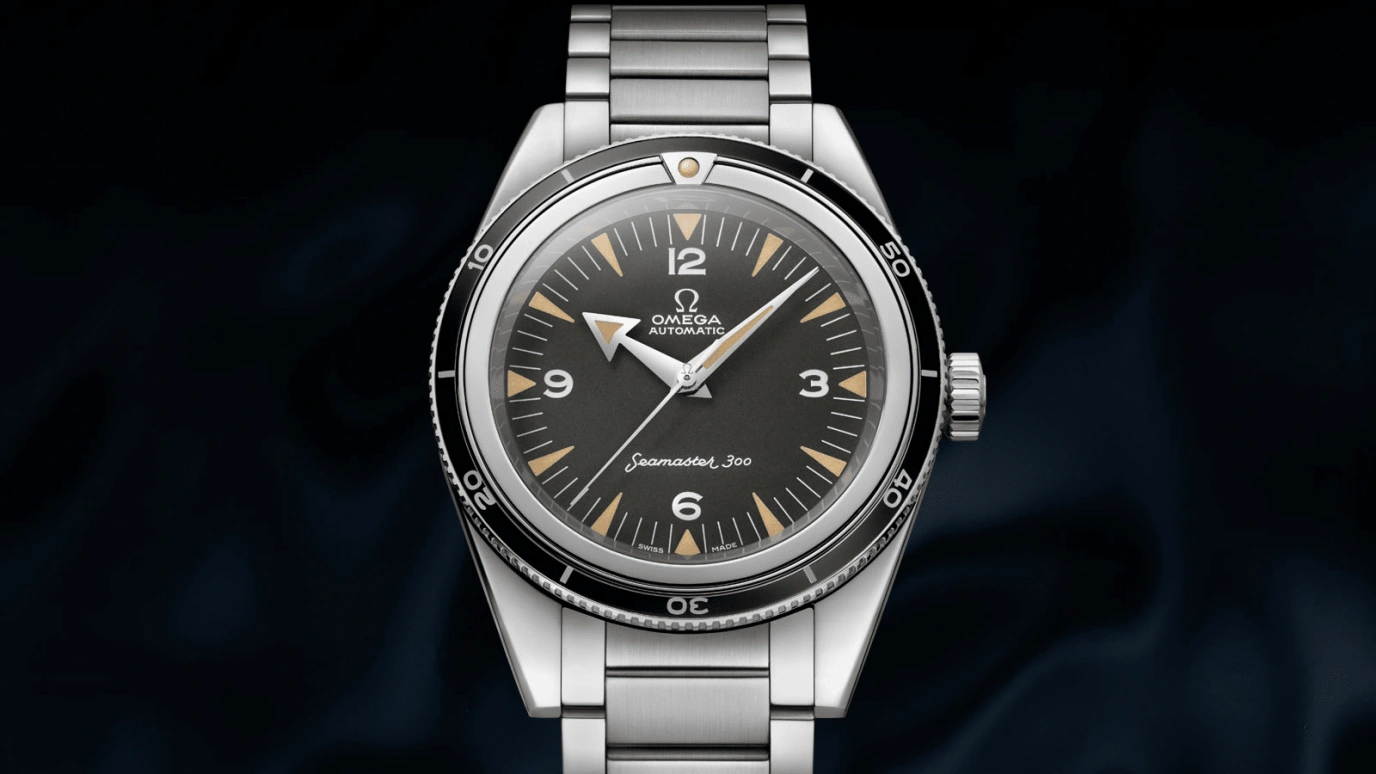 Omega,Seamaster 300 39mm,39mm,Stainless Steel,Black,Automatic,Day,Co-Axial Escapement,234,234.10.39.20.01.001
