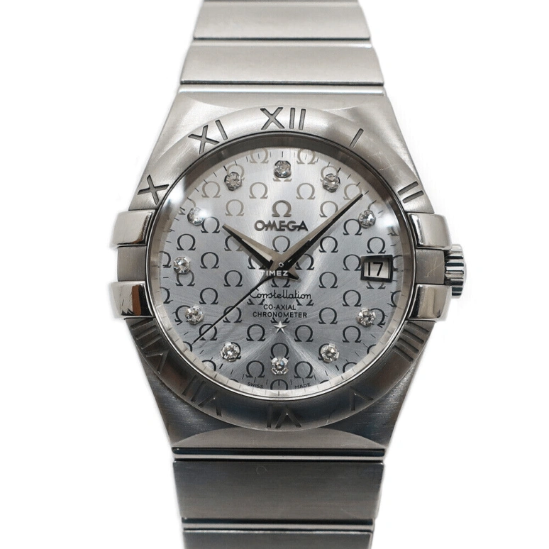 Omega,Constellation 35mm,35mm,Stainless Steel,Silver,Automatic,Day,48hours,123,123.10.35.20.52.002