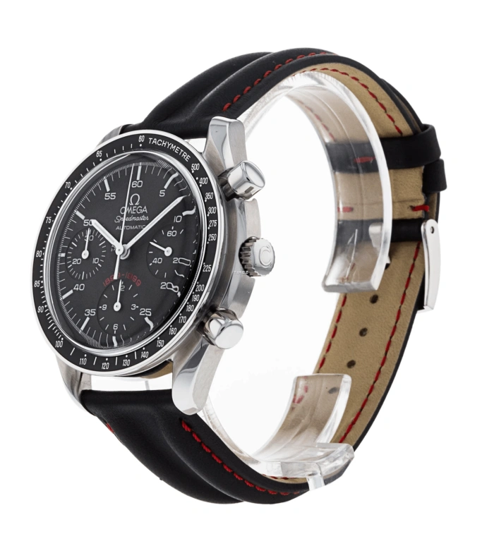 Omega,Speedmaster (Non-Moonwatch) 39mm,39mm,Stainless Steel,Black,Automatic,Chronograph,42hours,3810,3810.51.41
