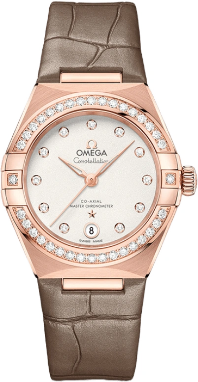 Omega,Constellation 29mm,29mm,Sedna Gold,Silver,Automatic,Date,Co-Axial Escapement,131,131.58.29.20.52.002