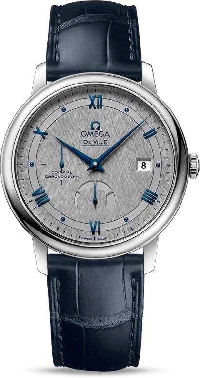 Omega,De Ville 39.50mm,39.50mm,Stainless Steel,Grey,Automatic,Date,Power Reserve Indicator,Co-Axial Escapement,424,424.13.40.21.06.002