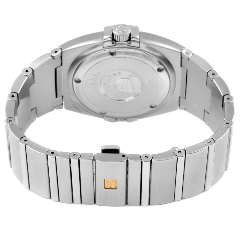 Omega,Constellation 38mm,38mm,Stainless Steel,Black,Quartz,Day,30000hours,1513,1513.51.00