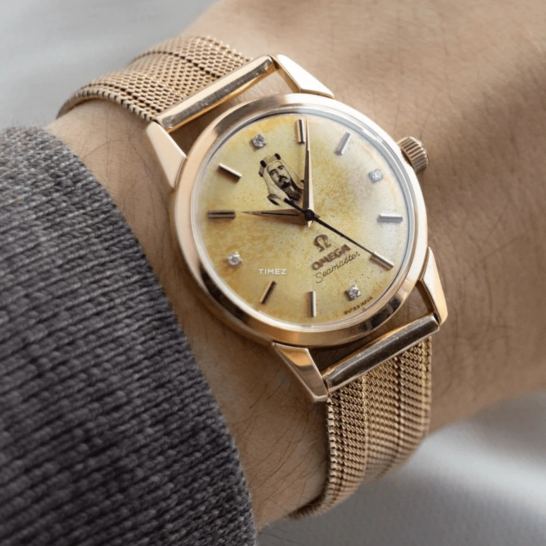 Omega,Seamaster 34mm,34mm,Pink Gold,Beige,Automatic,In-house Caliber,Round,BB,BB.165.013