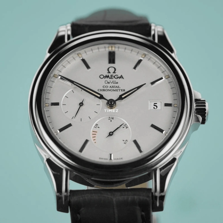 Omega,De Ville 38mm,38mm,Stainless Steel,Grey,Automatic,Day,Power Reserve Indicator,4832,4832.40.31