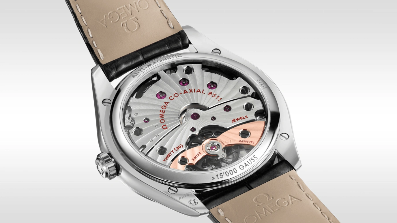 Omega,Trésor 40mm,40mm,White Gold,Silver,Handwound,Date,Co-Axial Escapement,432,432.53.40.21.02.004