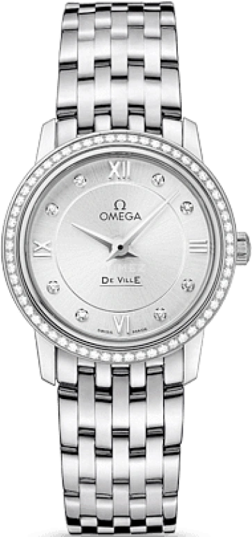 Omega,De Ville 27.40mm,27.40mm,Stainless Steel,Silver,Quartz,30000hours,In-house Caliber,424,424.15.27.60.52.001