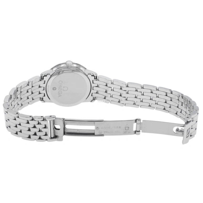 Omega,De Ville 27mm,27mm,Stainless Steel,White,Quartz,30000hours,In-house Caliber,413,413.15.27.60.05.001