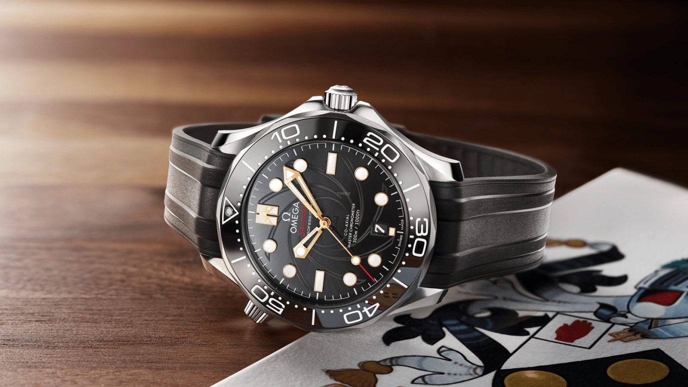 Omega,Seamaster Diver 300M 42mm,42mm,Stainless Steel,Black,Automatic,Day,Co-Axial Escapement,Anti-magnetic,210,210.22.42.20.01.004