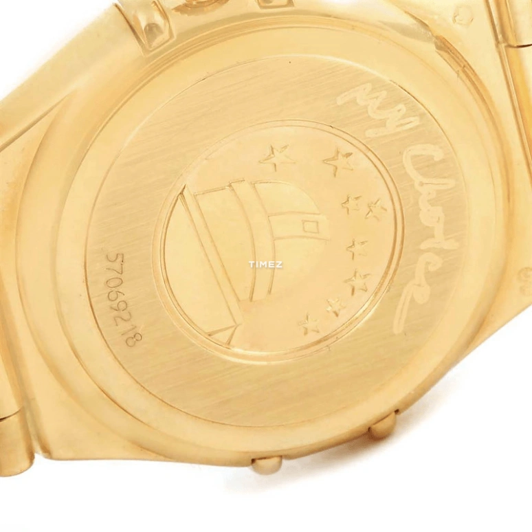 Omega,Constellation 22mm,22mm,Yellow Gold,Silver White,Quartz,30000hours,In-house Caliber,1164,1164.75.00