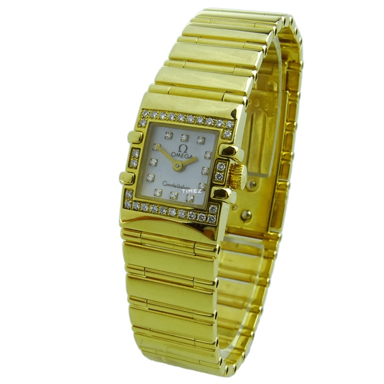Omega,Constellation 20x15mm,20x15mm,Yellow Gold,White,Quartz,30000hours,In-house Caliber,1136,1136.76.00