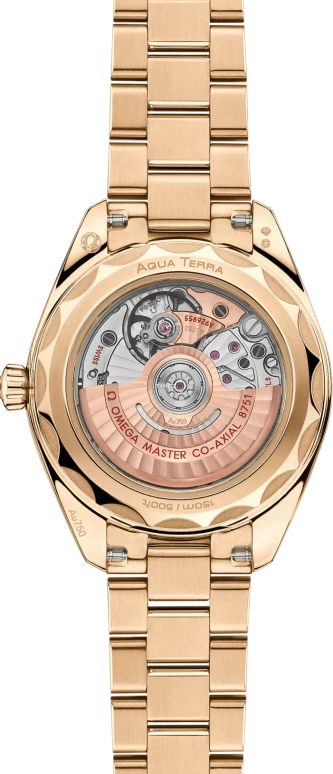 Omega,Aqua Terra 30mm,30mm,Moonshine Gold,Gold,Automatic,Day,Anti-magnetic,220,220.50.30.20.08.001