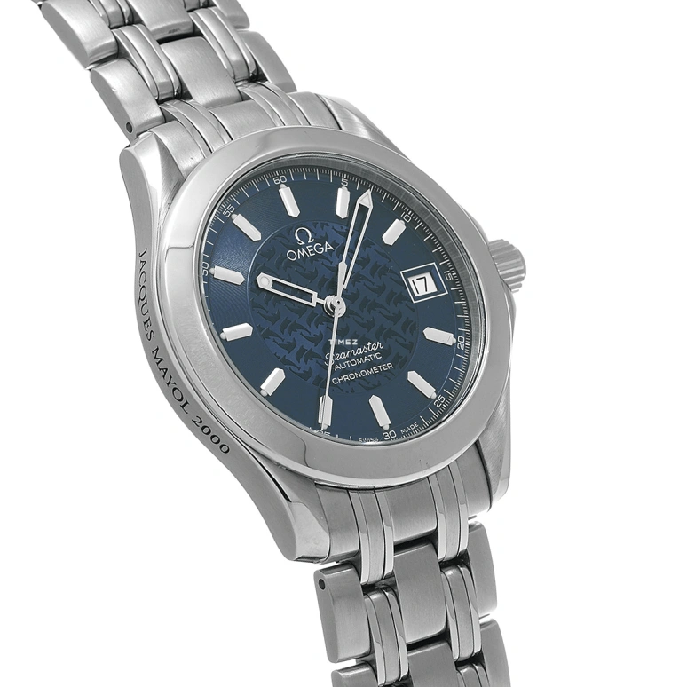 Omega,Seamaster 36mm,36mm,Stainless Steel,Blue,Automatic,Day,44hours,2506,2506.80.00
