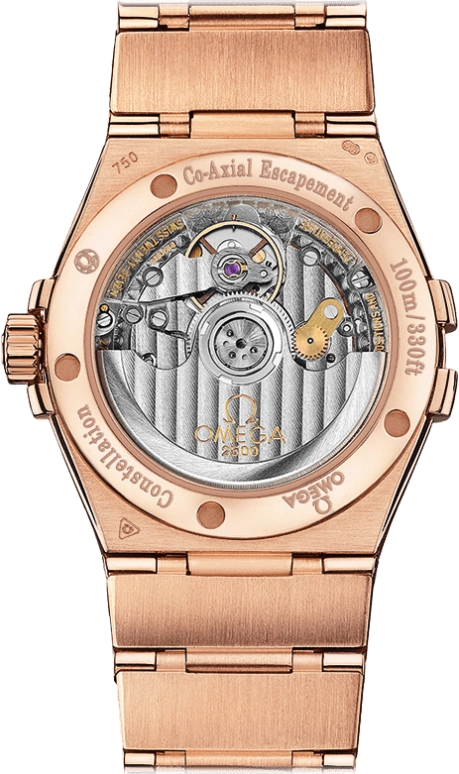 Omega,Constellation 35mm,35mm,Red Gold,Brown,Automatic,Date,Co-Axial Escapement,123,123.55.35.20.63.001