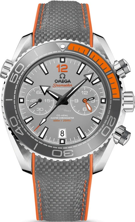Omega,Seamaster Planet Ocean 45.50mm,45.50mm,Titanium,Grey,Automatic,Chronograph,Date,Co-Axial Escapement,Column Wheel,60hours,In-house Caliber,215,215.92.46.51.99.001