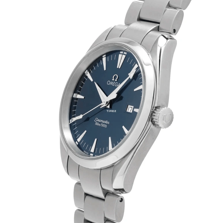 Omega,Seamaster 39.50mm,39.50mm,Stainless Steel,Blue,Quartz,Day,26280hours,2517,2517.80
