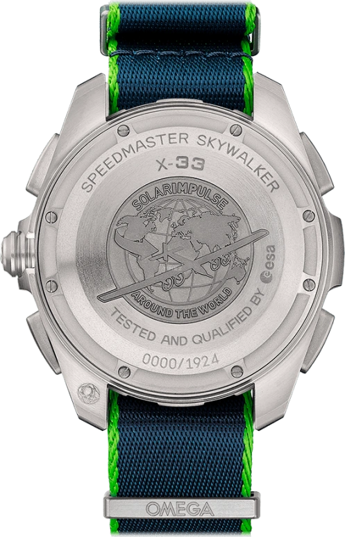 Omega,Speedmaster (Non-Moonwatch) 45mm,45mm,Titanium,Blue,Quartz,Chronograph,Perpetual Calendar,Month,Date,17520hours,In-house Caliber,318,318.92.45.79.03.001