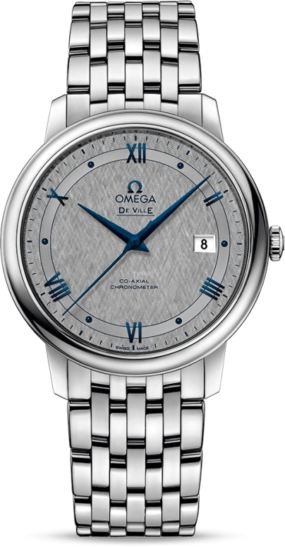 Omega,De Ville 39.50mm,39.50mm,Stainless Steel,Grey,Automatic,Date,Co-Axial Escapement,424,424.10.40.20.06.002