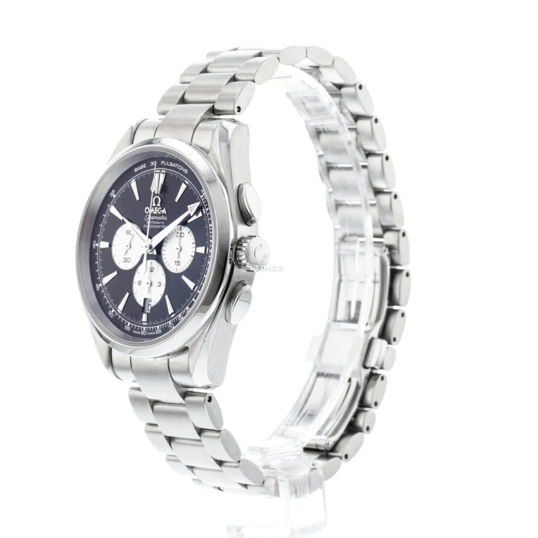 Omega,Aqua Terra 42.20mm,42.20mm,Stainless Steel,Black,Automatic,Chronograph,Day,221,221.10.42.40.01.002