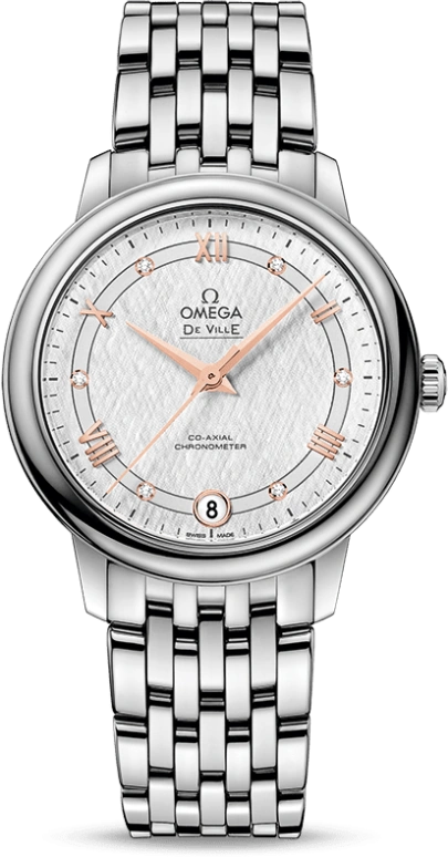 Omega,De Ville 32.70mm,32.70mm,Stainless Steel,Silver,Automatic,Date,Co-Axial Escapement,424,424.10.33.20.52.001