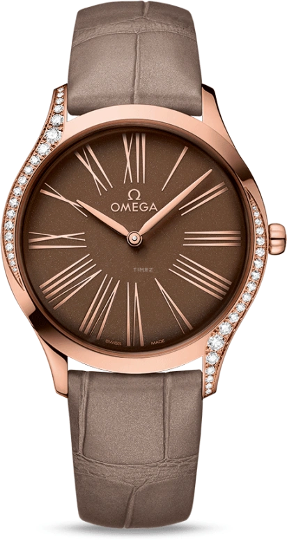 Omega,Trésor 36mm,36mm,Sedna Gold,Brown,Quartz,Day,Zodiac Indications,428,428.58.36.60.13.001
