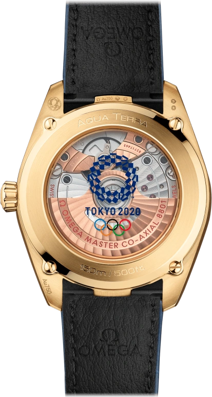 Omega,Aqua Terra 38mm,38mm,Yellow Gold,Blue,Automatic,Date,Co-Axial Escapement,522,522.53.38.20.03.001