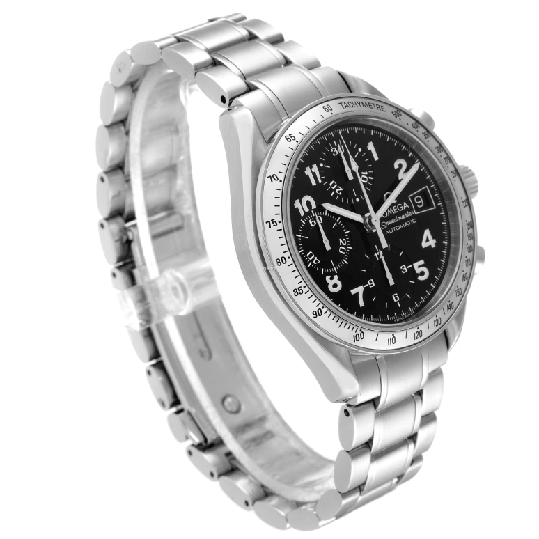Omega,Speedmaster 39mm,39mm,Stainless Steel,Black,Automatic,Chronograph,Day,3513,3513.52.00